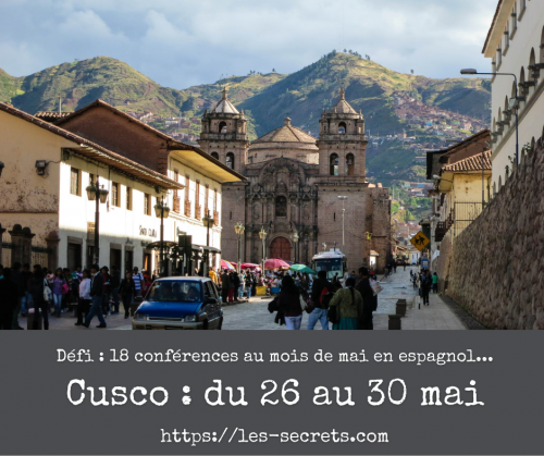 Cusco 26 30 mai