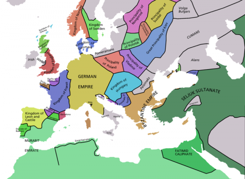 L'Europe en 1092